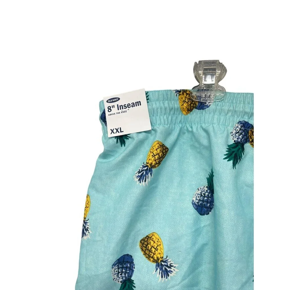 Old‎ Navy Mens Pineapple Print Swim Shorts XXL